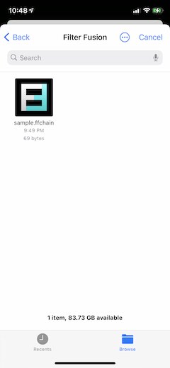 Load FFChain File