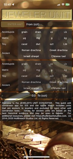Jeweler's Unit Converter